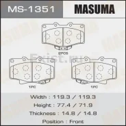 ������� �������� Masuma, AN-406WK, NP1003, P83009 front /04465-35140/04491-35240/04491-35241/AY040-TY053, ��������� AN406 ����