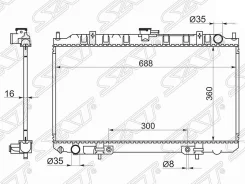 �������� SAT Nissan AD/Wingroad/Sunny Y11 (YD22) NS-0003-16/NS0001-16D/21460-WD�400 NS000116D ����