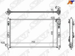 �������� SAT Mitsubishi Lancer 1.5 / 1.8 / 2.0 / 2.0D 07- / ASX 10- / Outlander XL / Citroen C-Crosser / Peugeot 4007 MC-0109-26/MC0088-07/1330T0/MN�1...