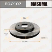 ���� ��������� Masuma ����� Nissan Tiida Latio C11 MR18DE 2WD / HR15DE 4WD 04- ST-40206-3U800 /BD-2107/ 40206-3U800 / 40206-3U80A/GR-20526/ST-40206-�3...