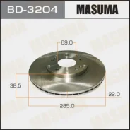 ���� ��������� Masuma ����� Mitsubishi Pajero IO H6# / 7# 98-07 ST-MR334996/MR334996 BD3204 ����