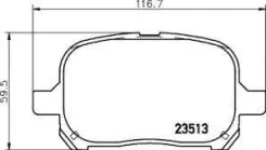 ������� �������� Nisshinbo AN-465/NP1033/04465-20550/0446�5-48060/446548060/446533121/04�465-33290/04465-33180 AN465 ����