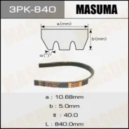 ������ ���������� Masuma 3PK-840/11950-V7301, 11950-V7311, 1340A088, AY140-30840 3PK840 ����
