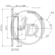 ���� ��������� �������� DF1725 (272x11) 5 ��� JUST Drive JBD0003 JBD0003 ����
