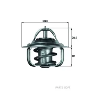 ��������� � ���������� [82�C] Ford Focus I - III, Mondeo IV, Fiesta IV - VI 1.25 - 1.6L 1995 - Mahle TX 5 83D Mahle TX583D TX583D ����