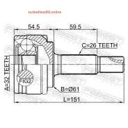 ���� �������� 32x61x26, ����/��� Febest 0110ZGX10 0110ZGX10 ����