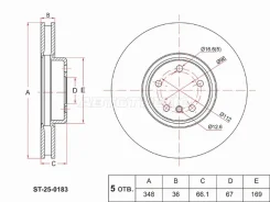 ���� ��������� SAT ST-25-0183, �������� ST250183 ����