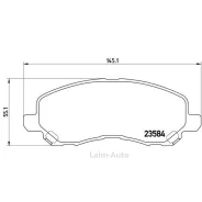 ������� ��������� �������� ������. ����� Brembo Xtra Citroen C4 Aircross 08/10- / Dodge Caliber 06/ P54030X ����
