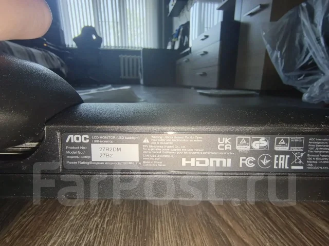 AOC. 27", ���������� �� (LCD, LED, QLED) ����