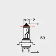 ����� H7 12V 55W PX26d Super +30% ������ ����� 1 ��. Osram 64210SUP 64210SUP ����