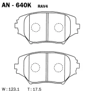 ������� ��������� �������� AN-640K ��� Toyota �������� ������������� Akebono ������ 04465-42080 04465-42110 04465-42030 04465-Yzzcn 04465-42070 04465...