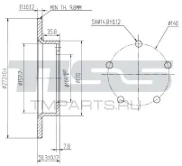 ���� ��������� �������� DF4258S (321x30) 5 ��� JBD0007 JBD0007 ����