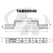 ��������� ���� (TA); TABD9040 (RR) Crown GRS200, GRS201, GRS202, GRS203 (08-12), AWS210, GRS210, (12-)/ Crown/Majesta GRS180, GRS181, GRS182, GRS183...