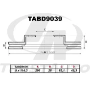 ��������� ���� (TA); TABD9039 (FR) Crown GRS200, GRS201, GRS202, GRS203 (08-12), AWS210, GRS210, (12-)/ Crown/Majesta GRS180, GRS181, GRS182, GRS183...