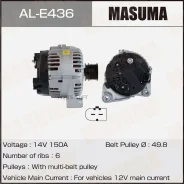 ��������� BMW / M54B30, M54B25, M54B22 (14V/135A) Masuma AL-E436 Masuma ALE436 ALE436 ����