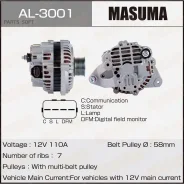 ��������� (12V/110A) Masuma AL-3001 Masuma AL3001 AL3001 ����