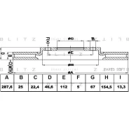 ���� ��������� MB W202/210 95- �����. ����. Blitz BS0136 BS0136 ����