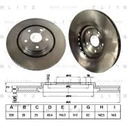 ���� ��������� Toyota RAV4 12- �����. ����. Blitz BS0375 BS0375 ����