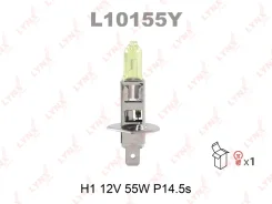 ����� H1 12V 55W P14.5s Yellow L10155Y LYNXauto L10155Y ����