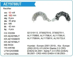 ������� ���� ��������� Hyundai Elantra 2.0 CRDi [D4EA] Krauf AEY9788UT ����