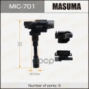 ������� ��������� Suzuki Alto/Baleno/Carry/Esteem/Grand Vitara/Ignis/Jimny/Liana/Swift�/SX4 02- Masuma ���. MIC-701 MIC701 ����