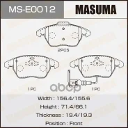 ������� ����. ���. AUDI A3 03-/ Skoda Octavia 04-/ Rapida/ VW Golf 03-/ Passat 05- Masuma ���. MS-E0012 MSE0012 ����