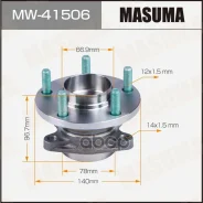 ��������� ���� rear CX-9 / TB89# Mazda CX-9 2007- Masuma ���. MW-41506, ������ MW41506 ����
