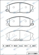 ������� ��������� �������� (� ������������ ���������) Hyundai Santa F? I (SM) D11115MH MK Kashiyama ���. D11115MH D11115MH ����