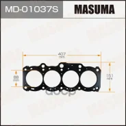 ��������� ��� Toyota Camry (V20) 97-02, Harrier 97-00, Mark II (5SFE, 5SFNE) ������ 1,25 Masuma Masuma ���. MD01037S MD01037S ����