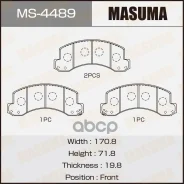 ������� ����. ���. Nissan O. E. 41060-89TB8 Masuma ���. MS-4489 MS4489 ����