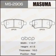 ������� ��������� Nissan Pathfinder (R51) 05-, Navara (D40) 05- ������ Masuma Masuma ���. MS2906 MS2906 ����