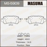 ������� �������� ������! Mazda CX-5 2.0/2.0D 11 MS5909_MSU Masuma ���. MS-5909 MS5909 ����
