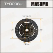 ���� ��������� 200 x 140 x 21 x 24.1 Masuma Masuma ���. TYD008U TYD008U ����