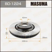���� ��������� Masuma BD-1224 (1/2) Lexus / RX270 350 450H Masuma BD1224 Masuma ���. BD1224 BD1224 ����