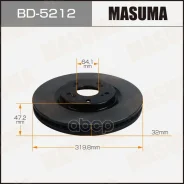 ���� ��������� Honda Accord (CU2) �������� Masuma Masuma ���. BD5212 BD5212 ����