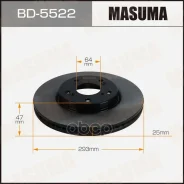 ���� ��������� Masuma BD-5522 (1/2) / front / Honda Vezel Hybrid / RU3 45251-T2B-J00, �45251-T2B-J01, �45251-T2F-A50, �45251-T2F-A51, �45251-T2G-A00...