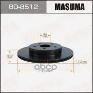���� ��������� Masuma, rear Subaru Forester / SL Masuma ���. BD-8512, ������ BD8512 ����