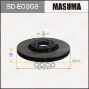 ���� ��������� Masuma, front OPEL Corsa-D 06-14 569061,9194477 Masuma ���. BD-E0358, �������� BDE0358 ����