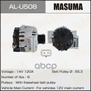 ��������� 14V/120A Masuma ���. AL-U508 ALU508 ����