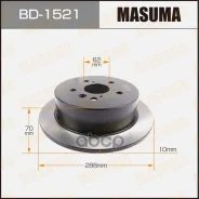 ���� ��������� Masuma, rear Toyota Harrier / MCU30W [��.2] Masuma ���. BD-1521, ������ BD1521 ����