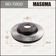 ���� ��������� Suzuki Grand Vitara II 05-12 �������� 294 x 25 Masuma Masuma ���. BD7202 BD7202 ����