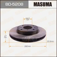 ���� ��������� Honda Accord 98-03, CR-V (RD) 95-02 ��������� Masuma Masuma ���. BD5208 BD5208 ����