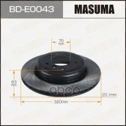 ���� ��������� BMW 5 (E60) 01-, 6 (E63) 04- ������ Masuma Masuma ���. BD-E0043 BDE0043 ����