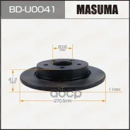 ���� ��������� Ford Focus III 11-, C-Max 10- ������ 271 x 11 Masuma Masuma ���. BDU0041 BDU0041 ����