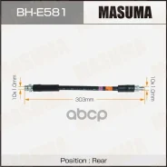 ����� ��������� Masuma BMW- /rear/ X3 (E83) 34306797527 Masuma ���. BH-E581, ������ BHE581 ����