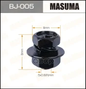 ���� �5x8x0,8 � ������ 12 ��. Masuma Masuma ���. BJ005 BJ005 ����