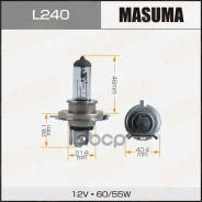����� ���������� Masuma Clearglow H4 12v 60/55W (3000K) Masuma ���. L240 L240 ����