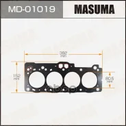 ��������� ������� �����! Toyota Carina/Corolla 5AFE 90-92 Masuma ���. MD-01019 MD01019 ����