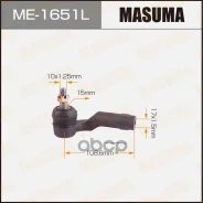 ���������� ���� ������� L Mazda 3 1.4-2.2D 04-/ 5 1.8-2.0D 05- Masuma ���. ME-1651L ME1651L ����
