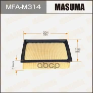 ������ ��������� Mitsubishi Eclipse Cross 2018-2024 ���� RU �-CN. ��50. �.05206/22 Masuma ���. MFA-M314 MFAM314 ����